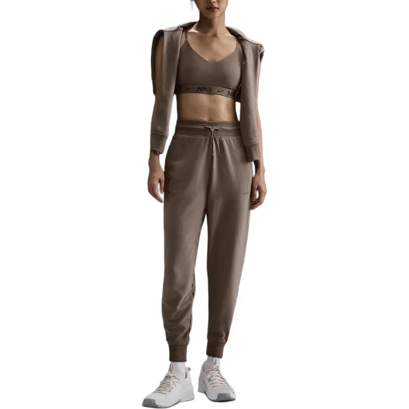 Nike Knitted Sports Pants Women's Brown-2
