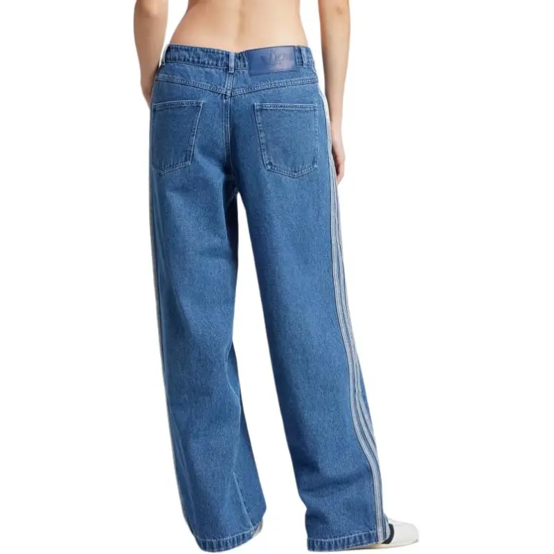 Adidas Originals Adicolor Denim 3 Stripes Track Pants-4