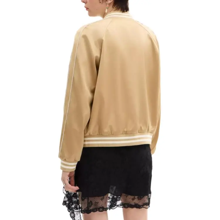 COACH Baseball Jacket Women's Light Umber-3