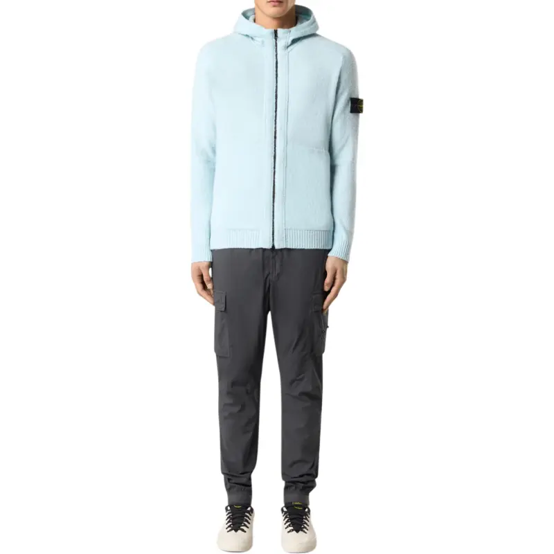 STONE ISLAND Wool Zip Hoodie-2