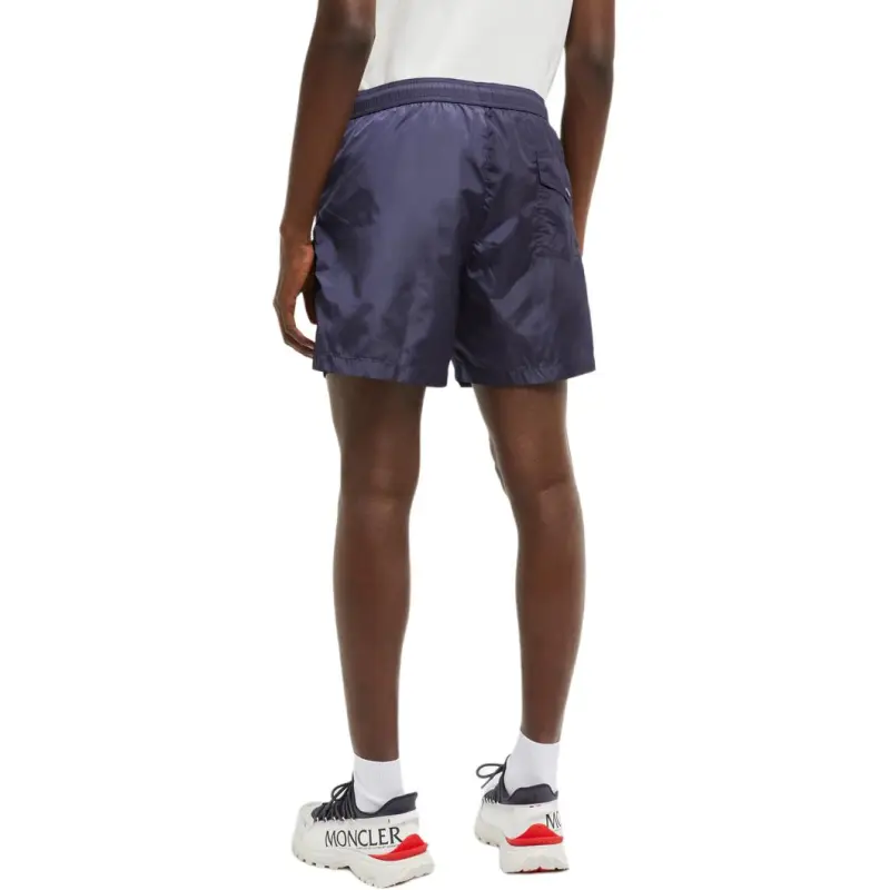 Moncler Logo Patch Drawstring Swim Trunks-4