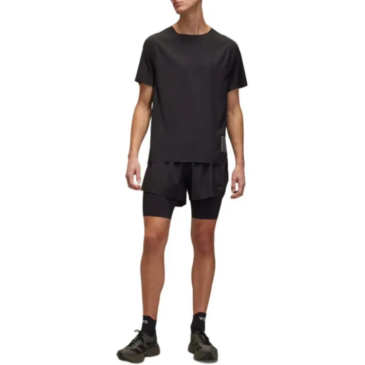 Adidas Free Shipping With AdiClub Y 3 Running Short Sleeve Tee-1