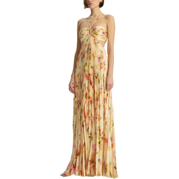 A.L.C. Sleeveless Dress Women's Yellow-3