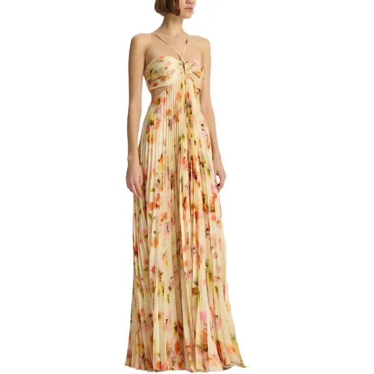 A.L.C. Sleeveless Dress Women's Yellow-4