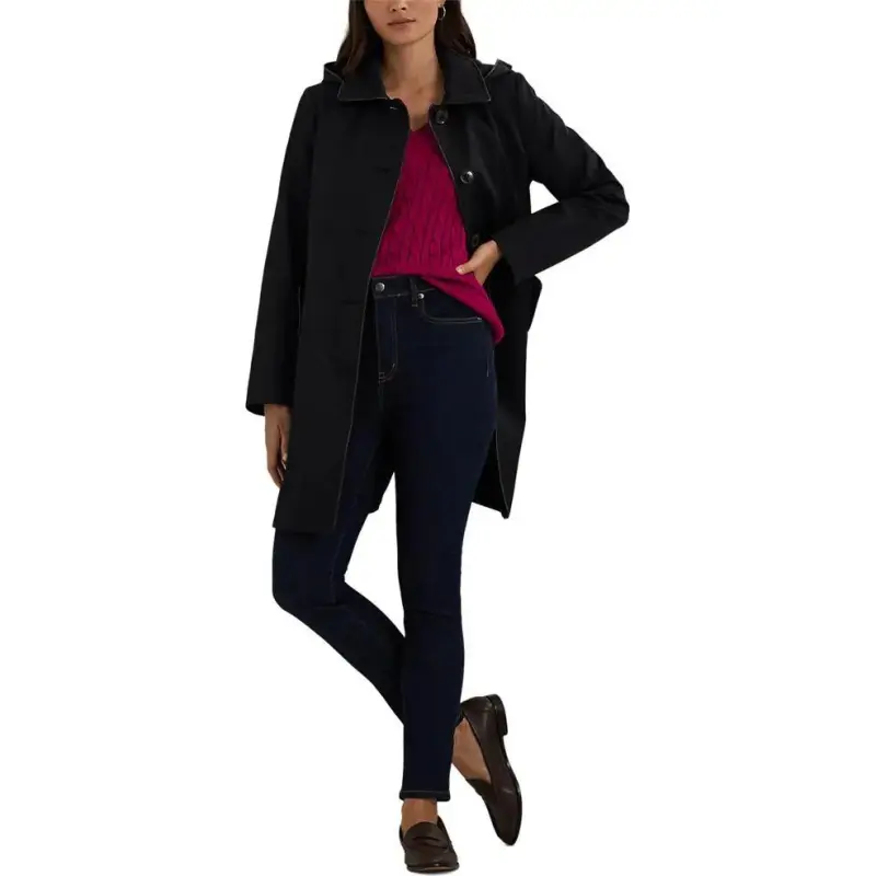 Ralph Lauren Coats Women's Black-1