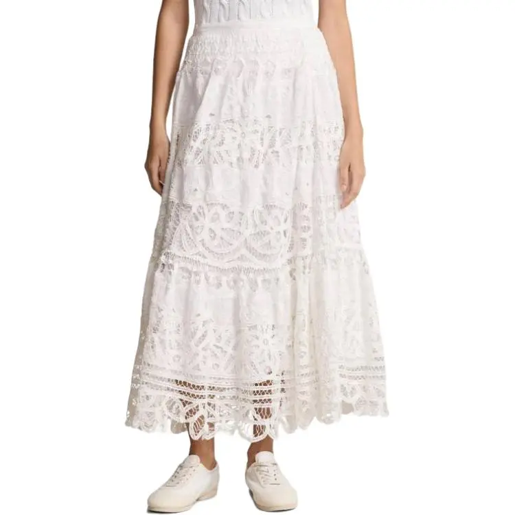Ralph Lauren Battenberg lace Midi Skirt-3