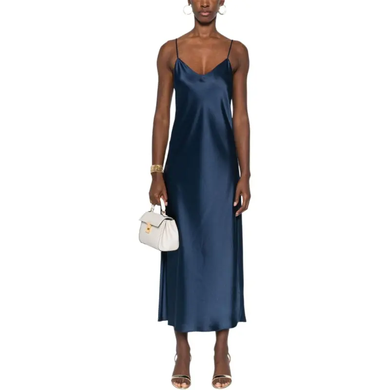 Polo Ralph Lauren Satin Midi Dress-1