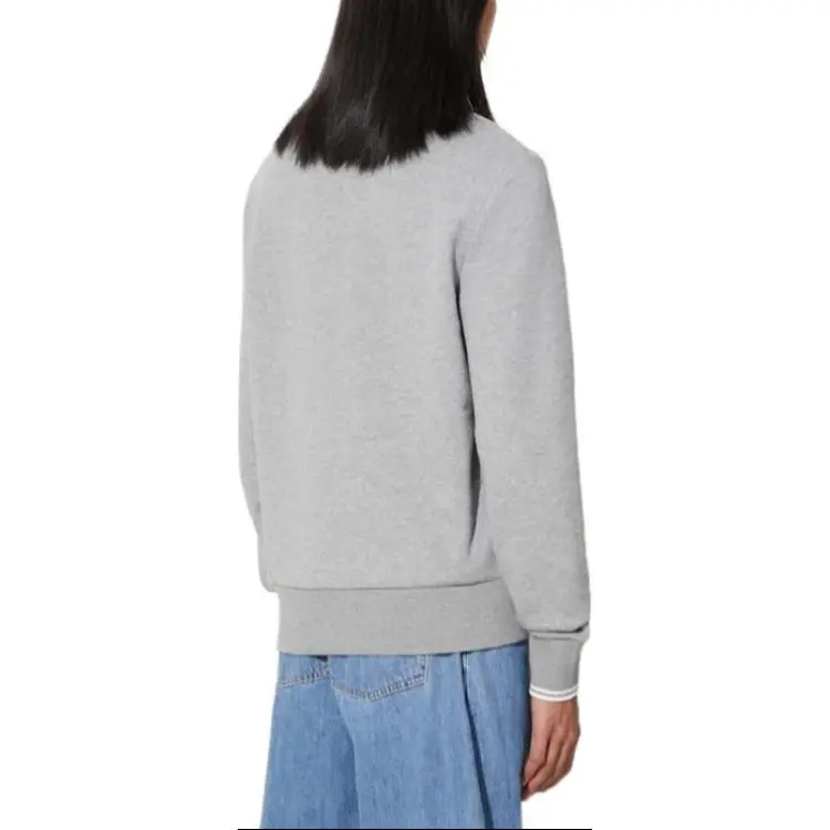 FRED PERRY Logo Embroidered Crewneck Sweatshirt-4
