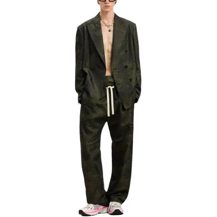 PALM ANGELS Palms jacquard Blazer-1