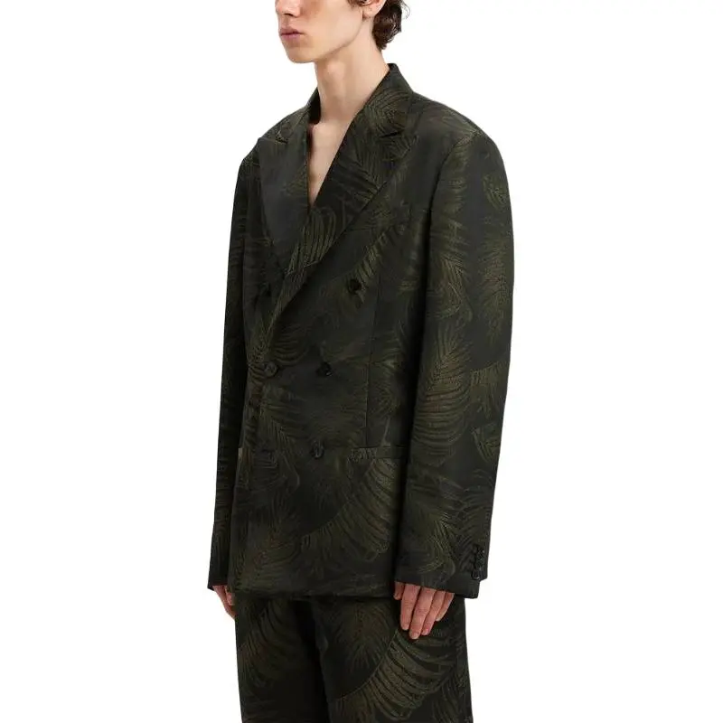 PALM ANGELS Palms jacquard Blazer-3