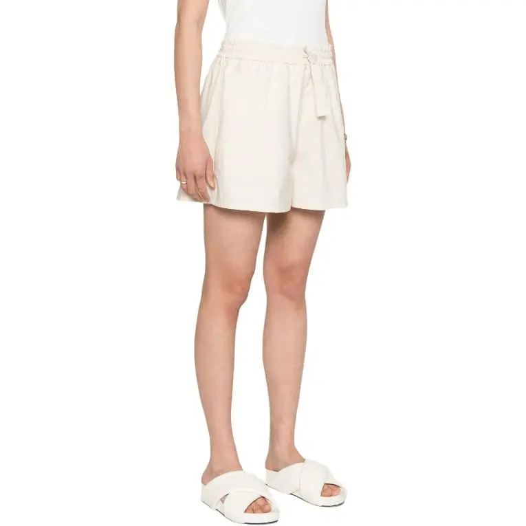 Moncler Elastic Waistband Flared Shorts-3