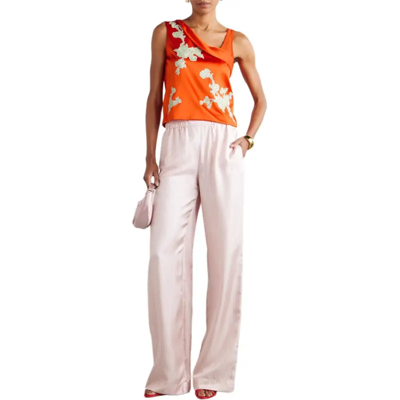 VERSACE Tank Top Women's Orange-1