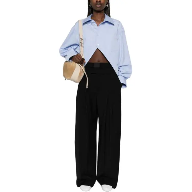 Alexander Wang Split Front Button Up Shirt-1