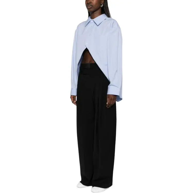 Alexander Wang Split Front Button Up Shirt-3