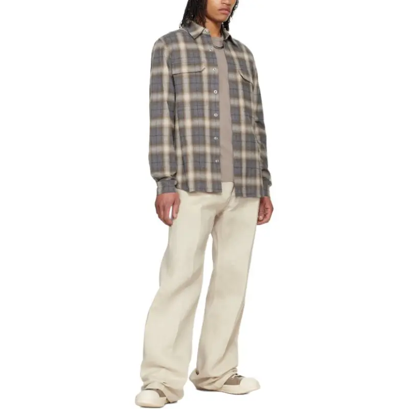 RICK OWENS Jeans Men Ecru-3