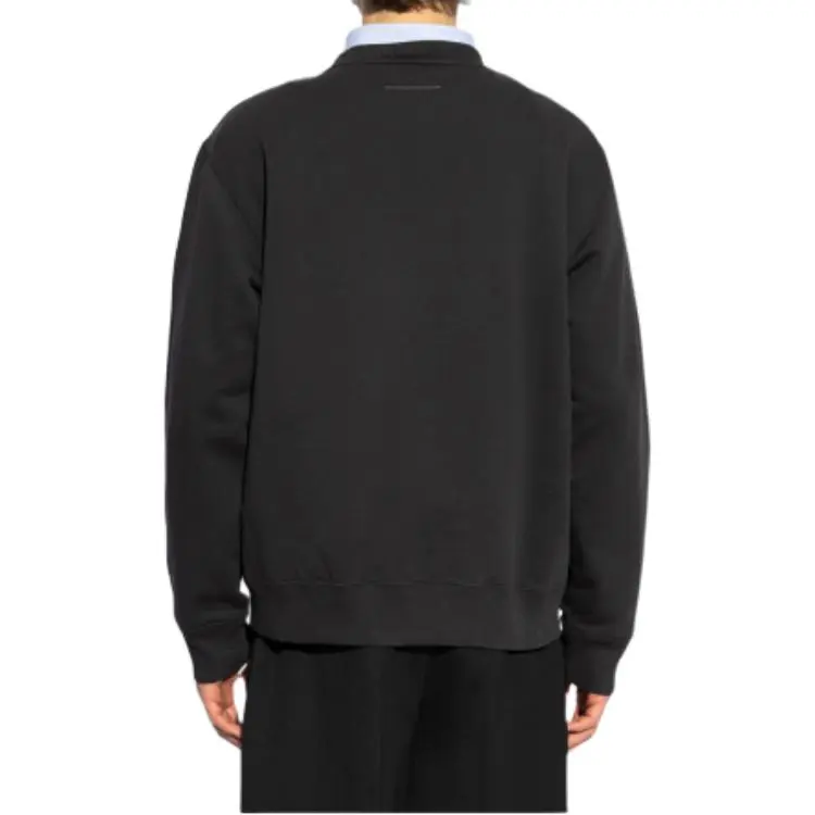 MM6 Maison Margiela Newspaper Print Jersey Sweatshirt-4