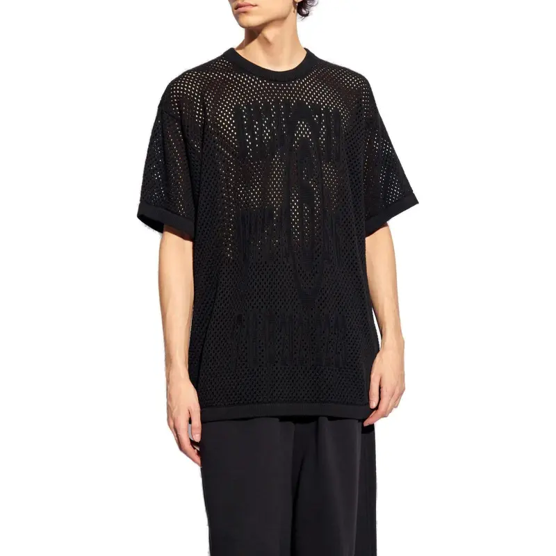 MM6 Maison Margiela Open Knitted Crewneck Jumper-2
