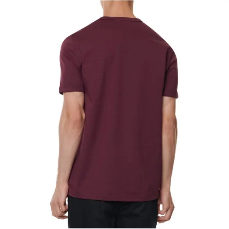 FRED PERRY SS24 T Shirt Men's Burgundy-3
