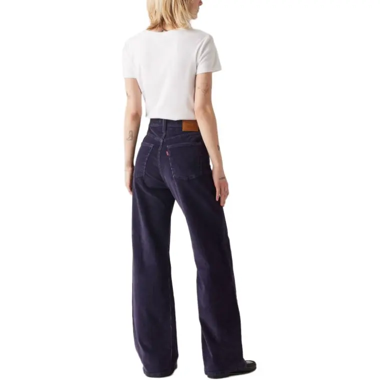 Levi’s Ribcage Wide Leg Jeans Jeans Women's Dark Blue-4