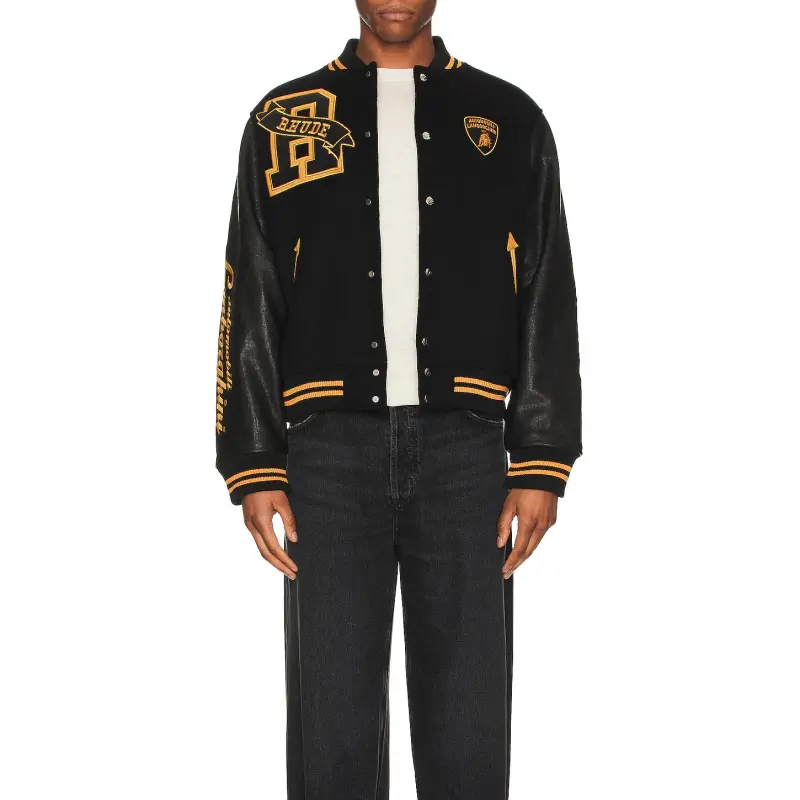 RHUDE Jackets Coats Men's Black-4