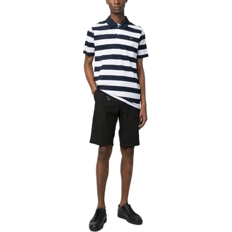 Paul & Shark Stripe pattern Polo Shirt-2