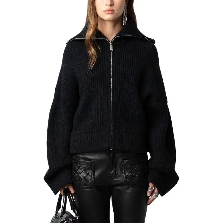 Zadig & Voltaire Merino cashmere Knitted Cardigan-4