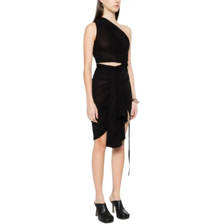 Rick Owens DRKSHDW Fog Gathered Mini Dress-3