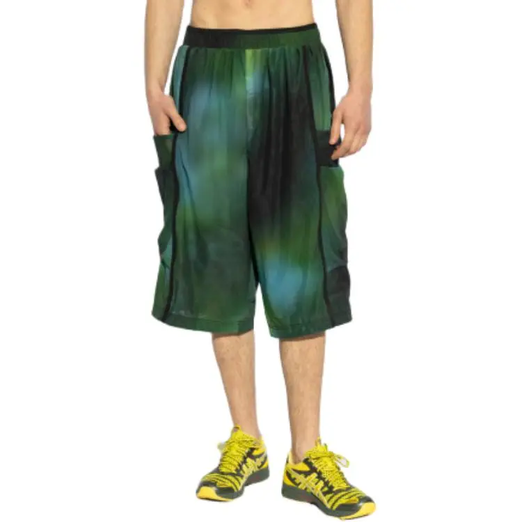 Y 3 Allover Print Mesh Shorts-3