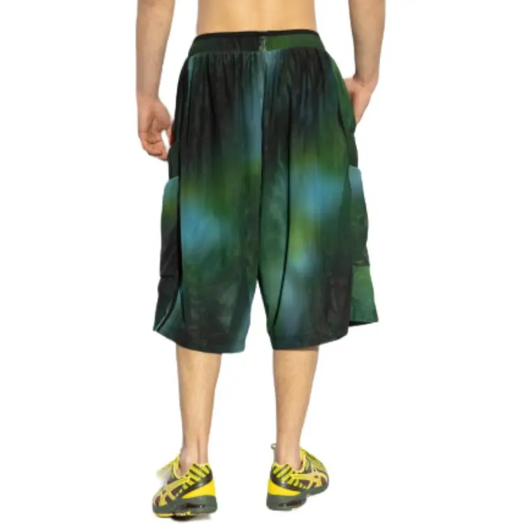 Y 3 Allover Print Mesh Shorts-4