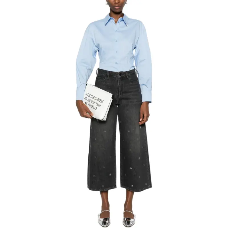 Patrizia Pepe Hoop detail Shirt-2
