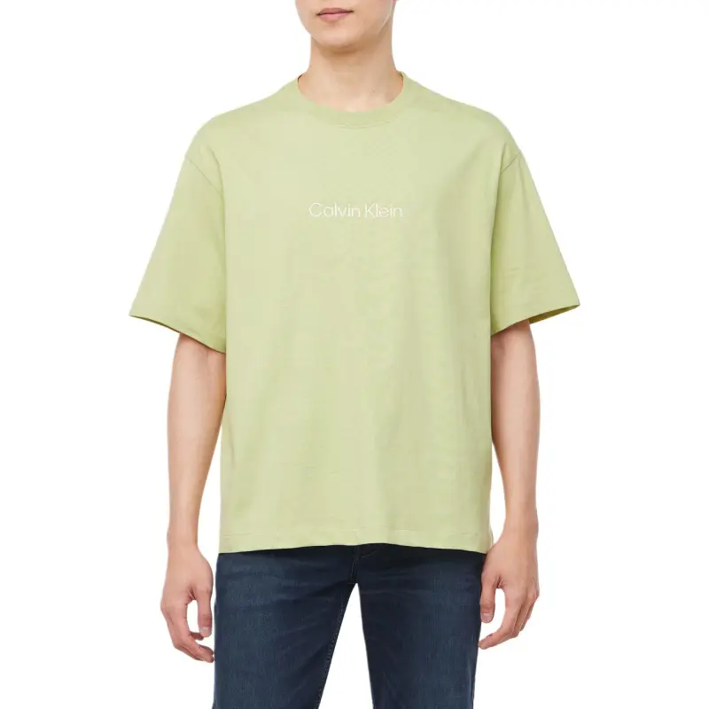 CALVIN KLEIN T Shirt Unisex Lemon-4