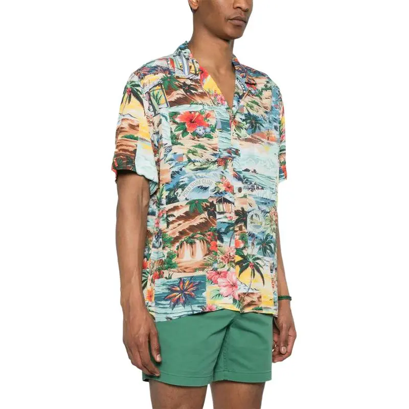 Polo Ralph Lauren Patchwork print Camp Shirt-3