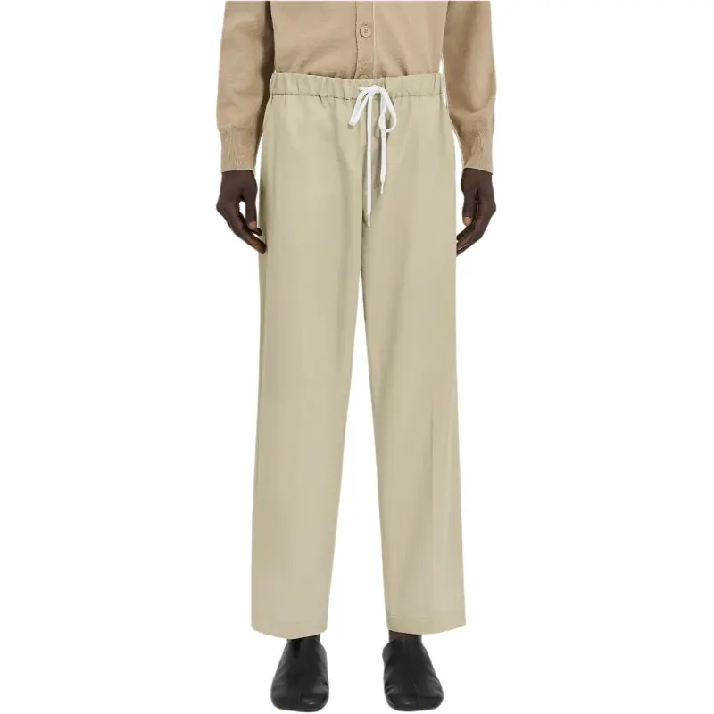 MM6 Maison Margiela Baggy Fit Drawstring Trousers-1