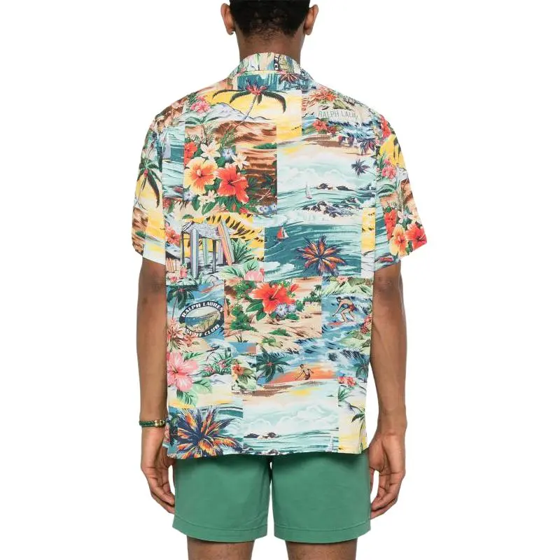 Polo Ralph Lauren Patchwork print Camp Shirt-4