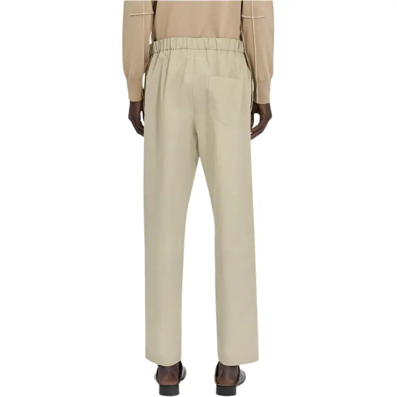 MM6 Maison Margiela Baggy Fit Drawstring Trousers-3