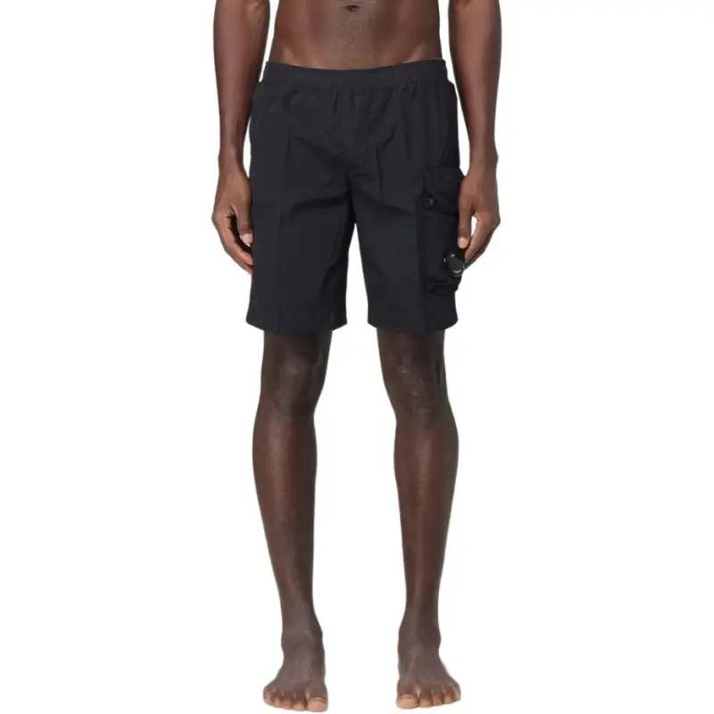 C.P.Company Lens Detailed Elasticated Waistband Swim Shorts-2