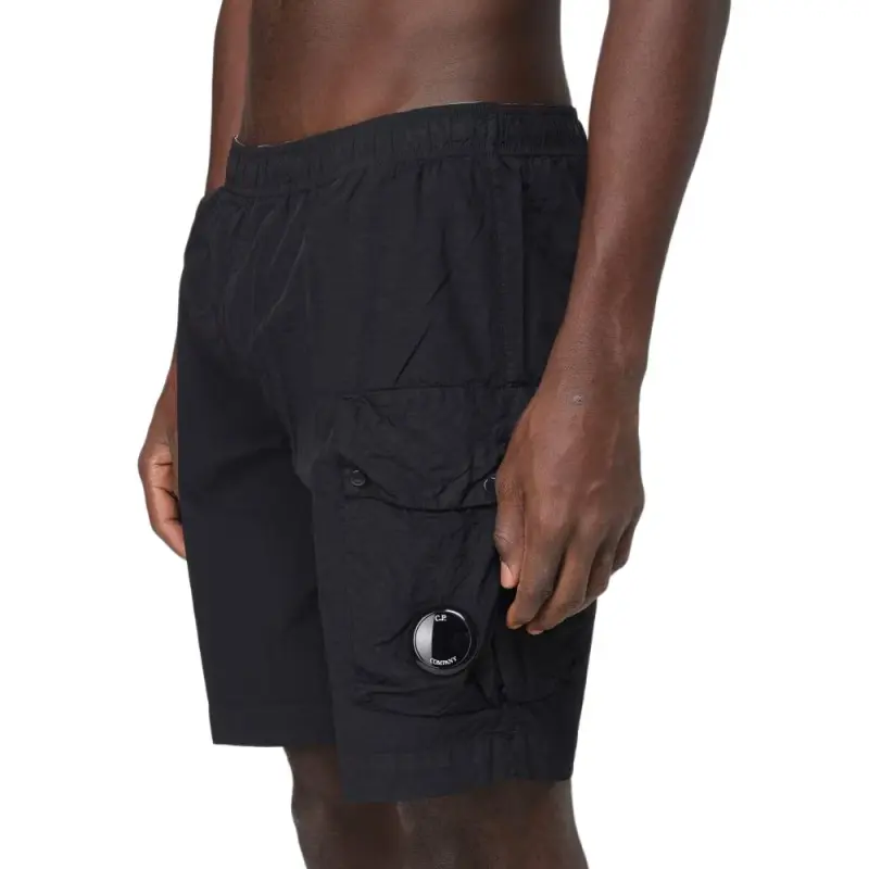 C.P.Company Lens Detailed Elasticated Waistband Swim Shorts-4