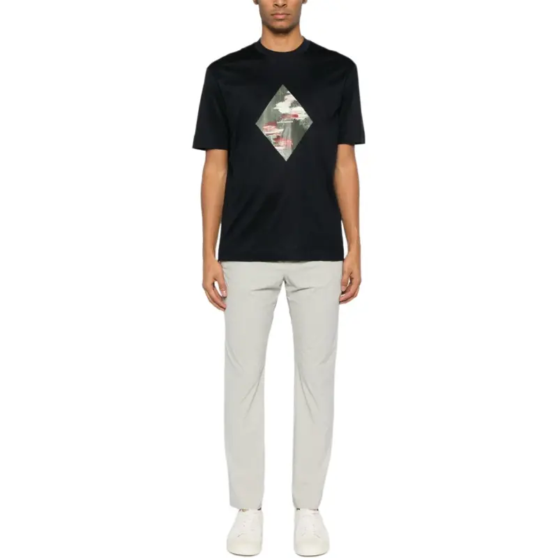 EMPORIO ARMANI Logo print T shirt-1