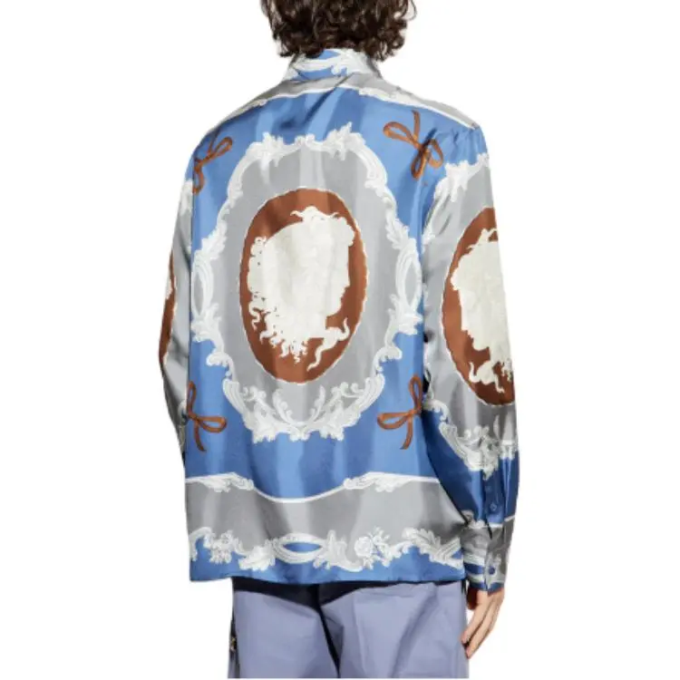 VERSACE Medusa Cameo print Shirt-4