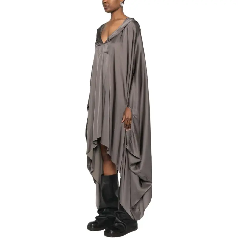 RICK OWENS Hooded Kaftan Top-2
