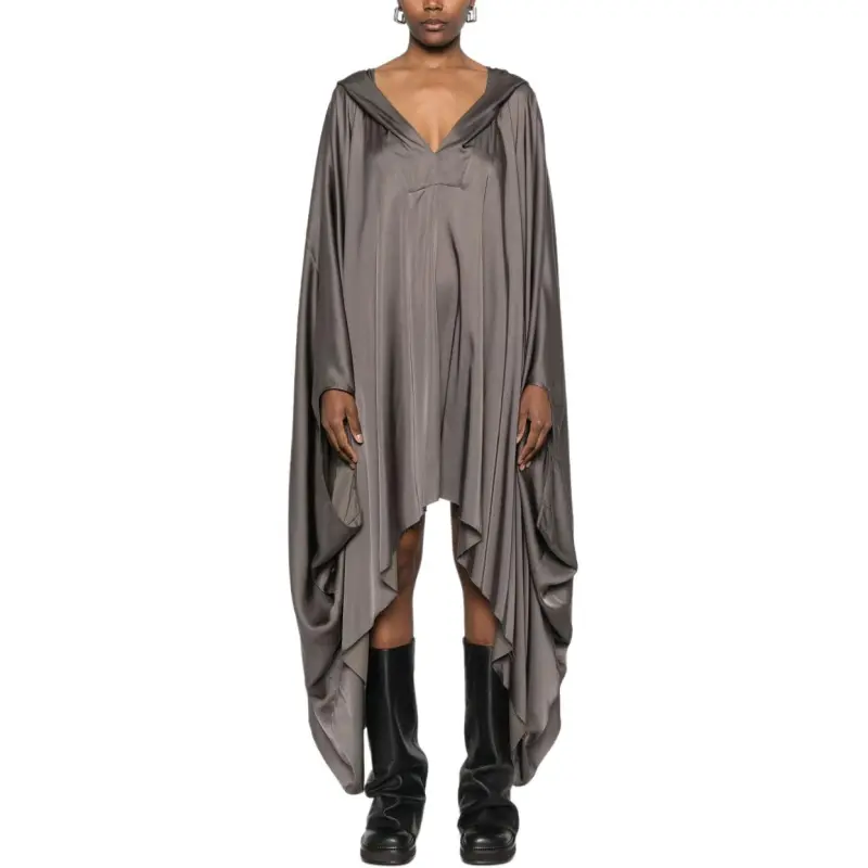 RICK OWENS Hooded Kaftan Top-1