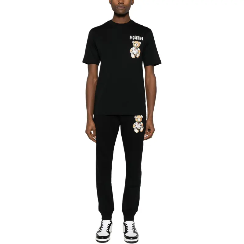 MOSCHINO Teddy Bear Printed Crewneck T Shirt-1