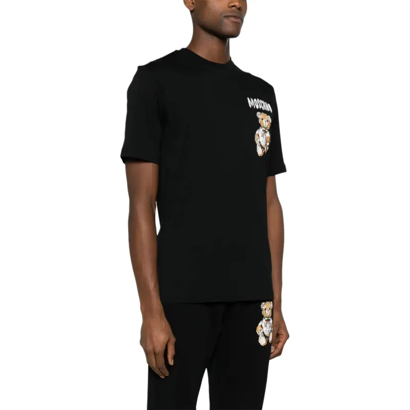 MOSCHINO Teddy Bear Printed Crewneck T Shirt-2