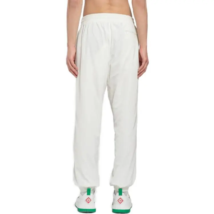 CASABLANCA Logo Patch Straight Leg Side Stripe Track Pants-1