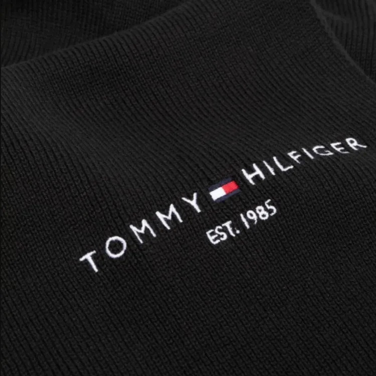 Tommy Hilfiger Cotton Logo embroidered Scarf-2
