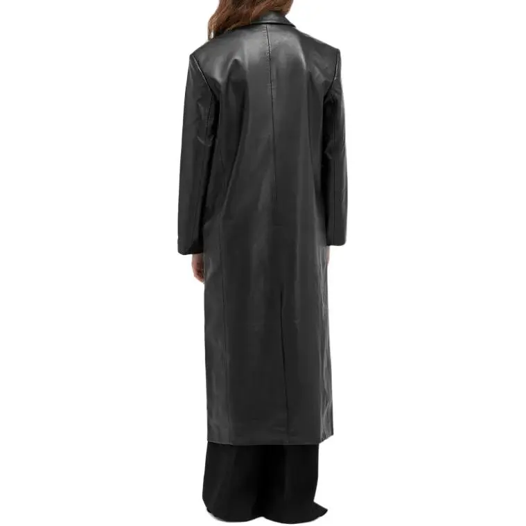 Anine Bing Quinn Leather Coat-4