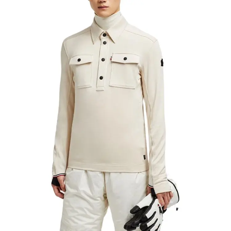 Moncler Polartec Long Sleeve Polo Shirt-2