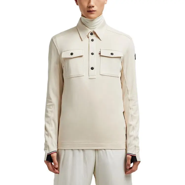 Moncler Polartec Long Sleeve Polo Shirt-1