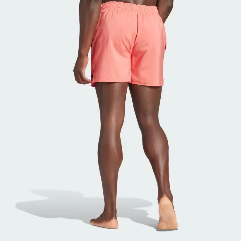 Adidas Solid Clx Short length Swim Shorts Swimming Shorts Men's Pink-1