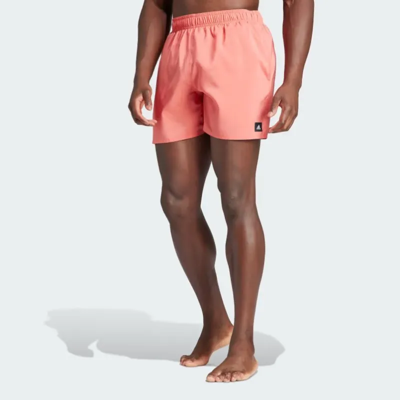 Adidas Solid Clx Short length Swim Shorts Swimming Shorts Men's Pink-2